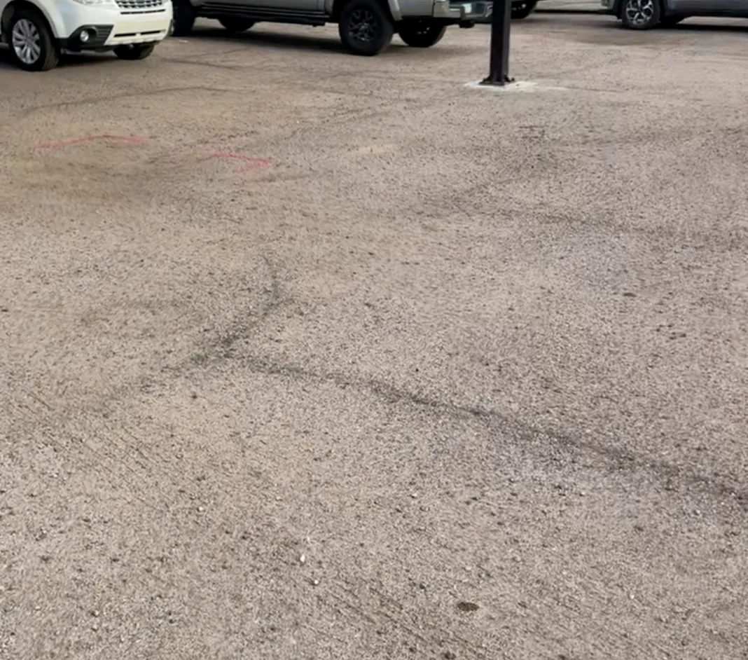 caliber-collision-before-asphalt-patching-mesa-arizona